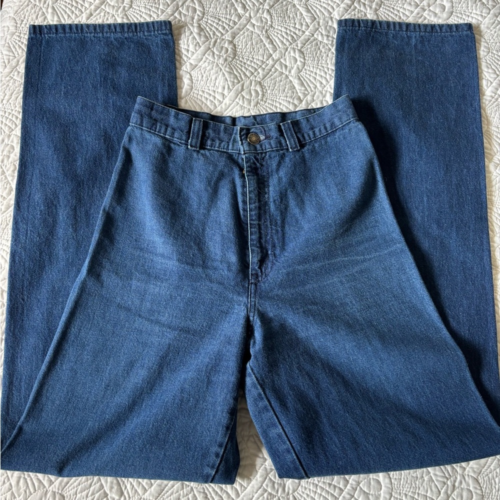 1970s Levi’s white tag high rise wide leg jeans